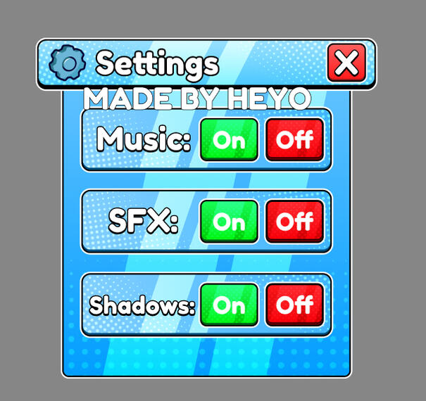 Settings GUI